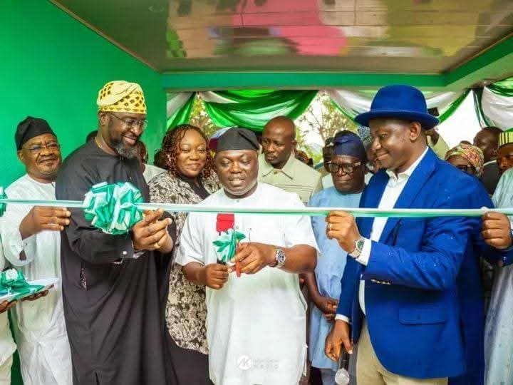 Ministry officials commissioning motorcycles for disease surveillance across Taraba State's 16 LGAs